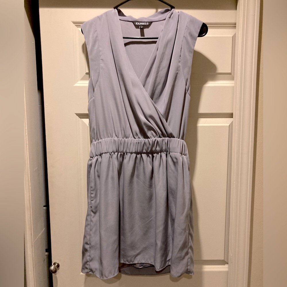 Express medium gray dress